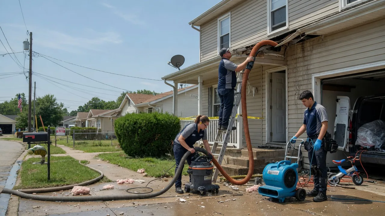 Water Damage Restoration in Oakford, IL near me